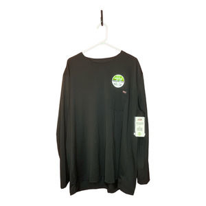 Dickies New Men's Performance Moisture Wicking Black Long Sleeve Shirt Size 3X